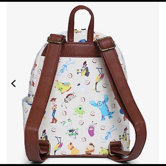 Disney Loungefly Pixar Mini Backpack NWT - Picture 4 of 5